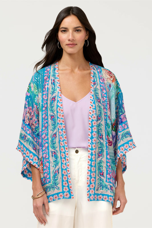 BOMI SEQUIN KIMONO - Johnny Was Popular