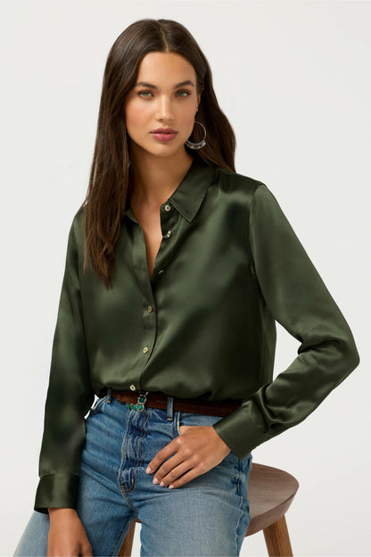ESSENTIALS SILK SHIRT - Johnny Was New
