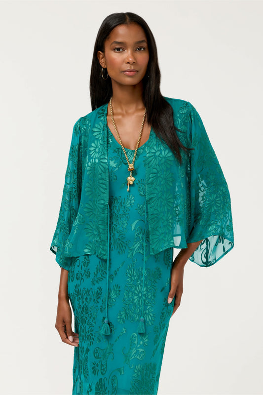 MERTINA BURNOUT BOLERO - Johnny Was Featured