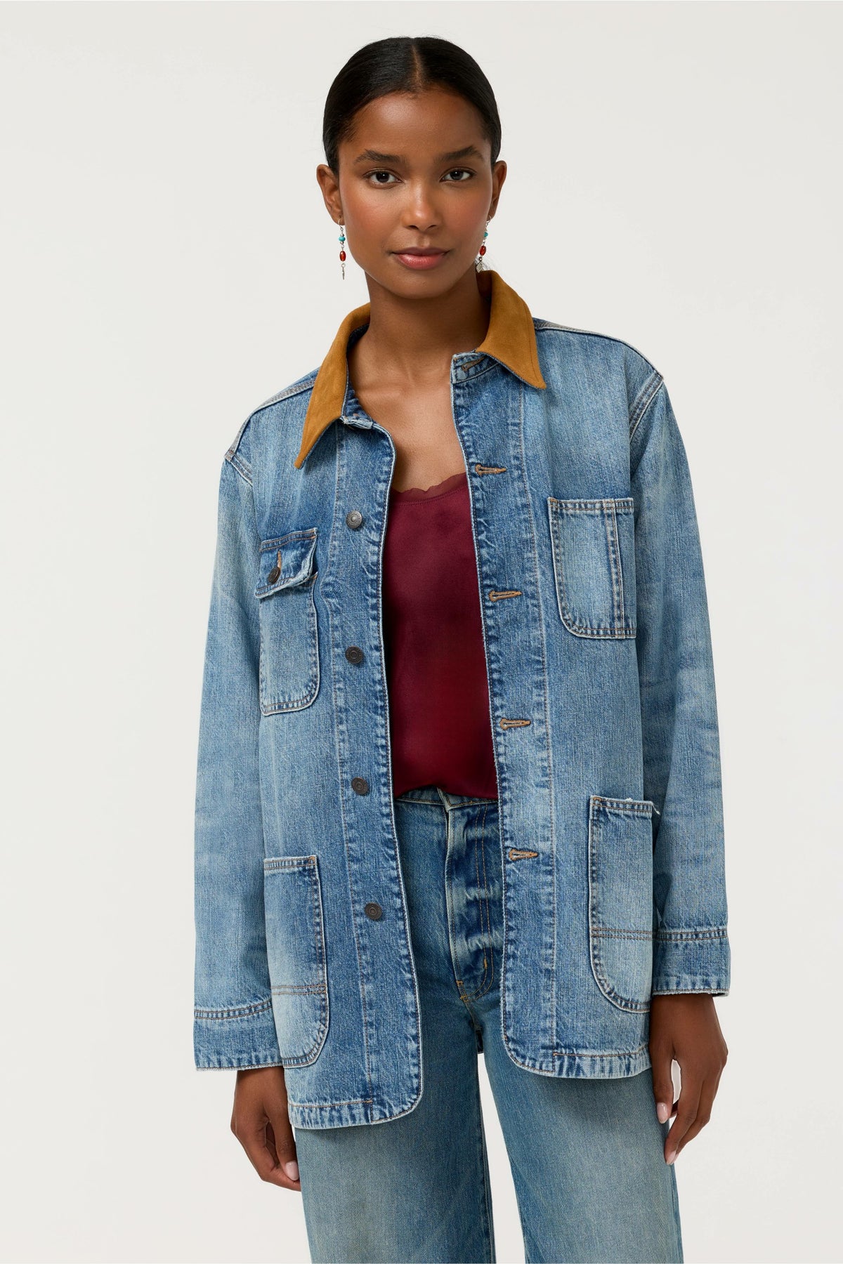 CALIFORNIA SUNRISE DENIM JACKET - Johnny Was Exclusive
