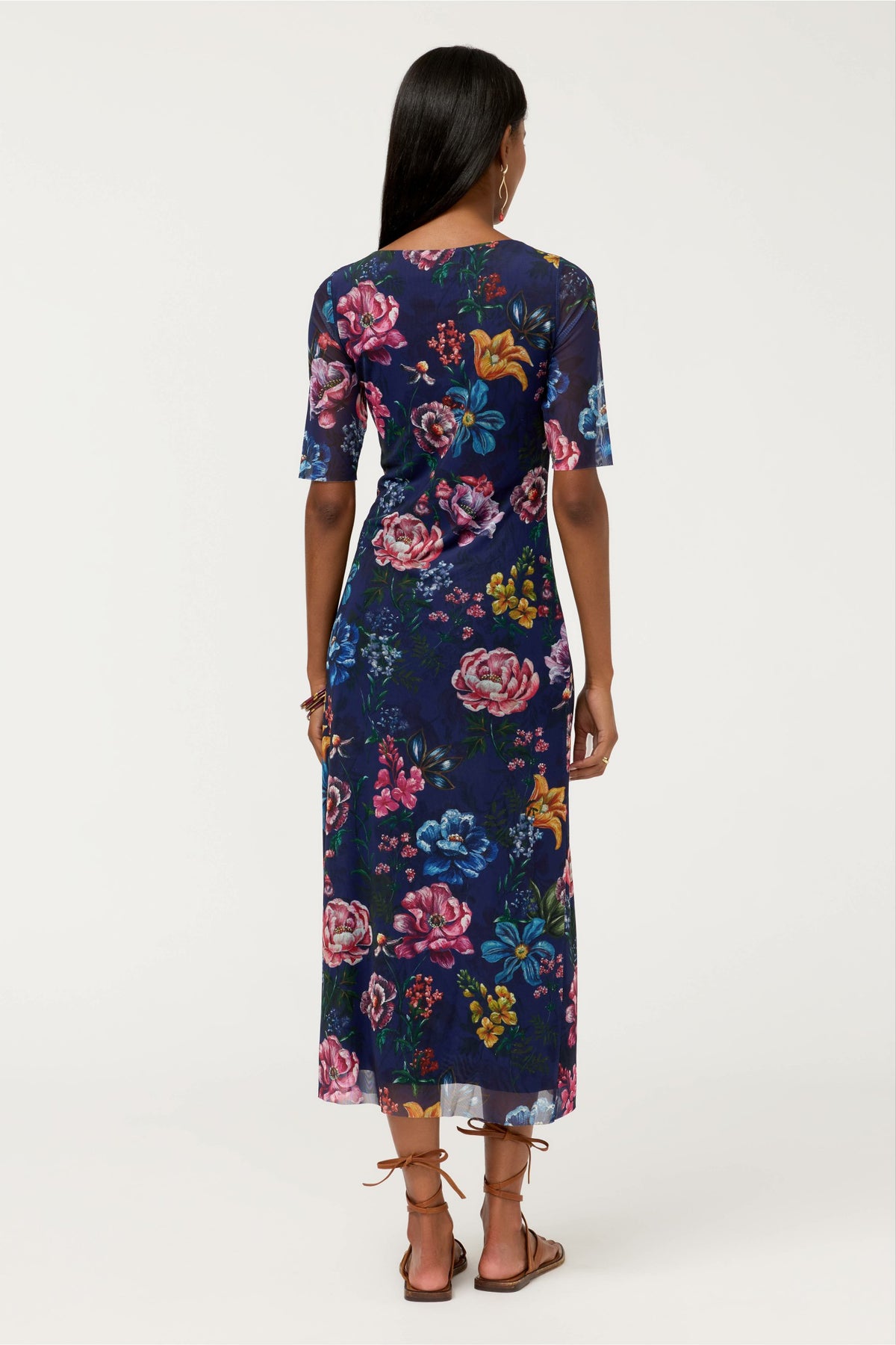 ASTRID MESH MIDI DRESS - Johnny Was Popular