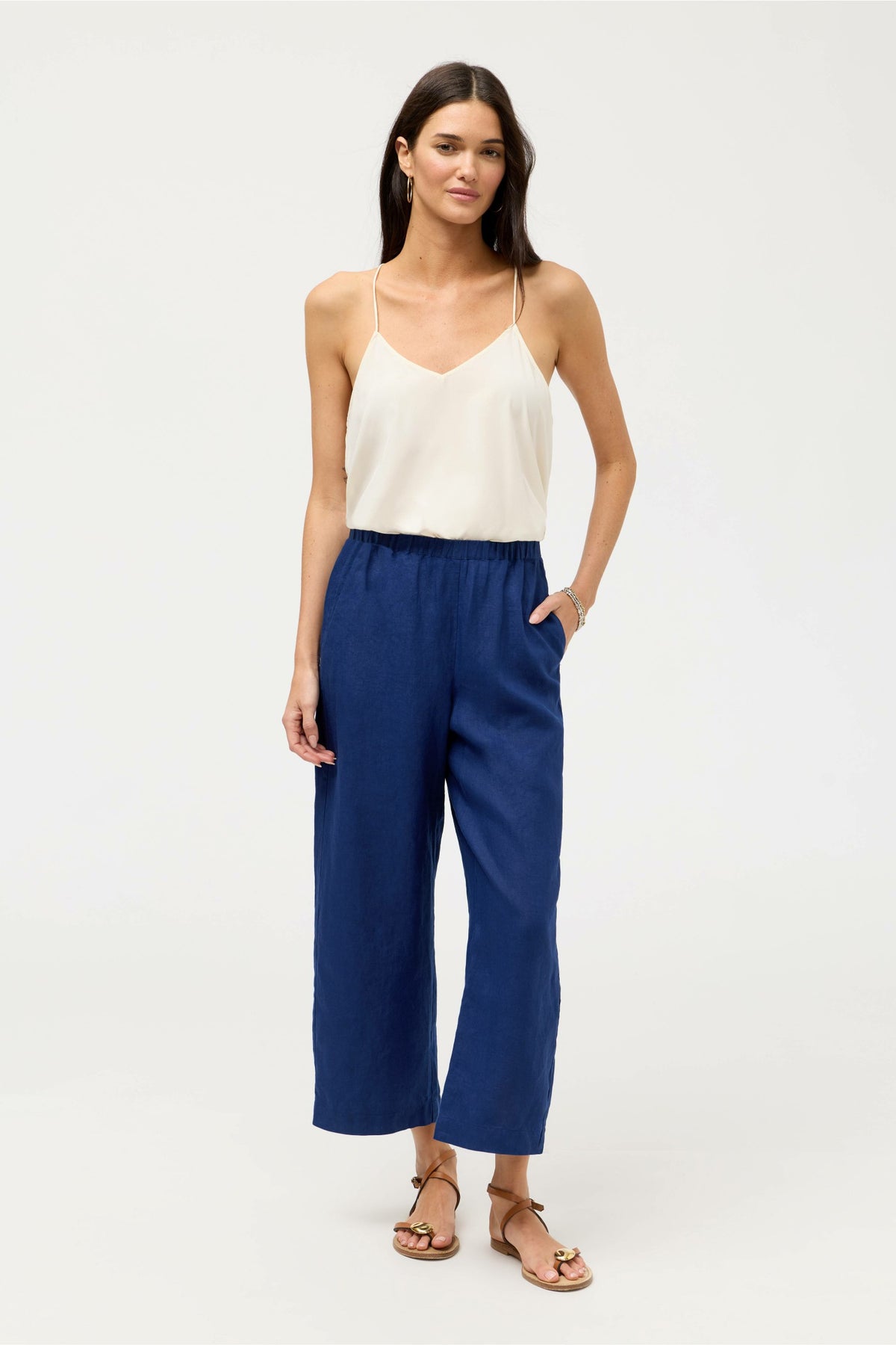 CROPPED LINEN PANT - Johnny Was Best Seller