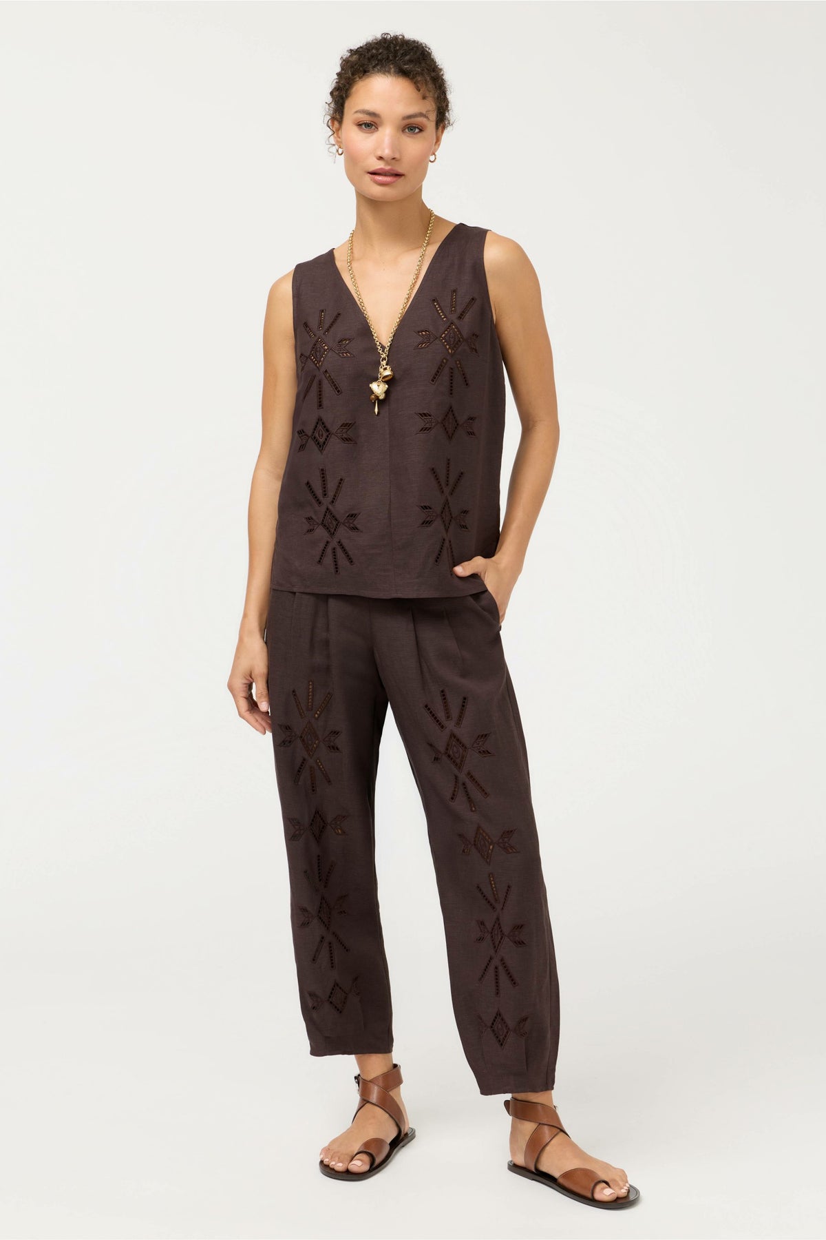 LYSANDER BARREL PANT - Johnny Was New