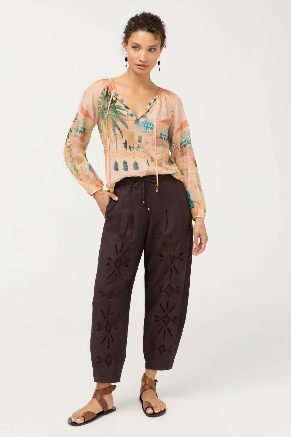 LYSANDER BARREL PANT - Johnny Was New