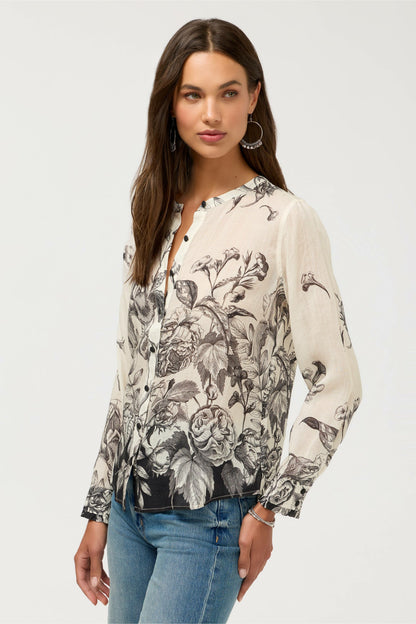 RUFFLE CUFF BLOUSE - Johnny Was New