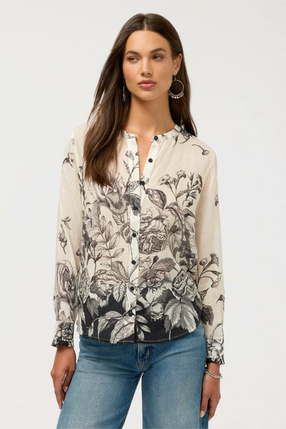 RUFFLE CUFF BLOUSE - Johnny Was New