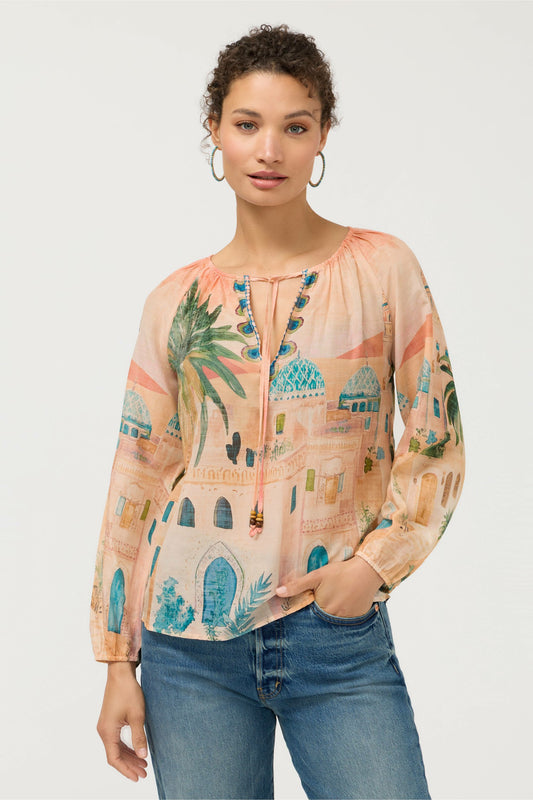 LOUBELLAH BLOUSE - Johnny Was Best Seller