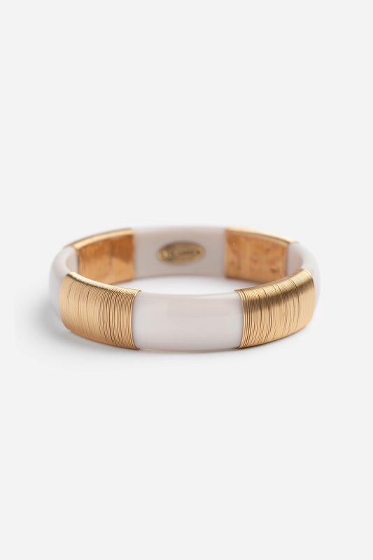 GOLD WIRE WRAP BRACELET - Johnny Was Signature