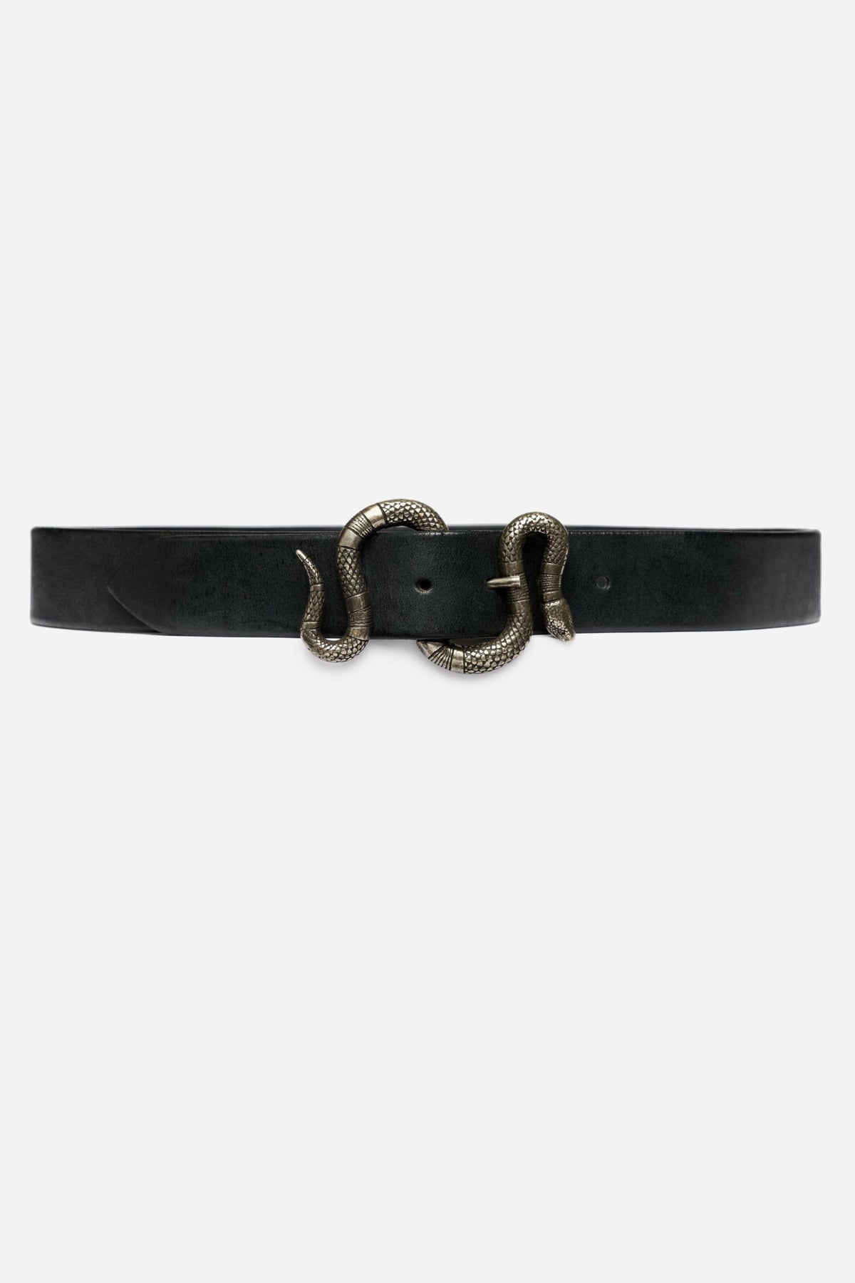 SERPENTINE ITALIAN LEATHER BELT - Johnny Was Recommended