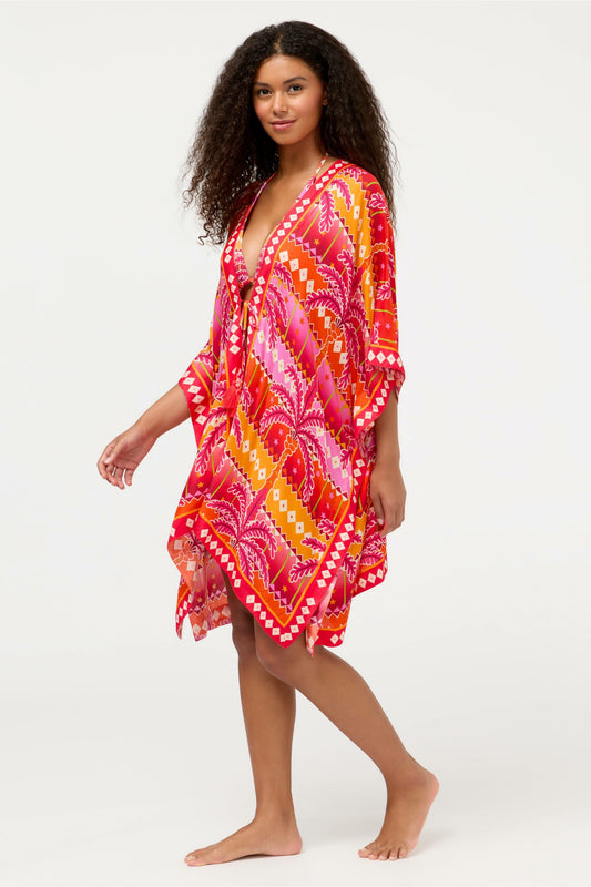 ZAHARA SHORT KIMONO - Johnny Was Featured