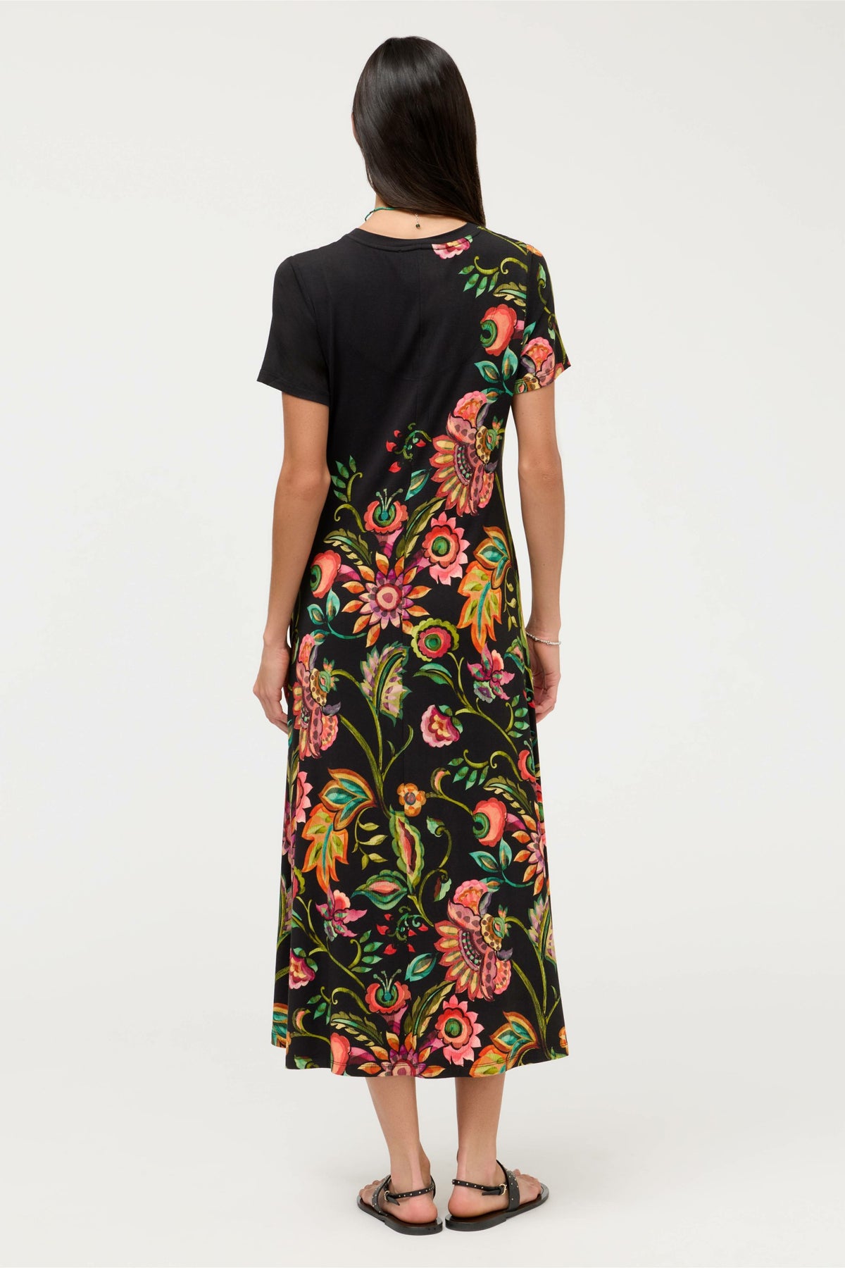 THE JANIE FAVORITE V-NECK CAP SLEEVE DRESS - Johnny Was Recommended
