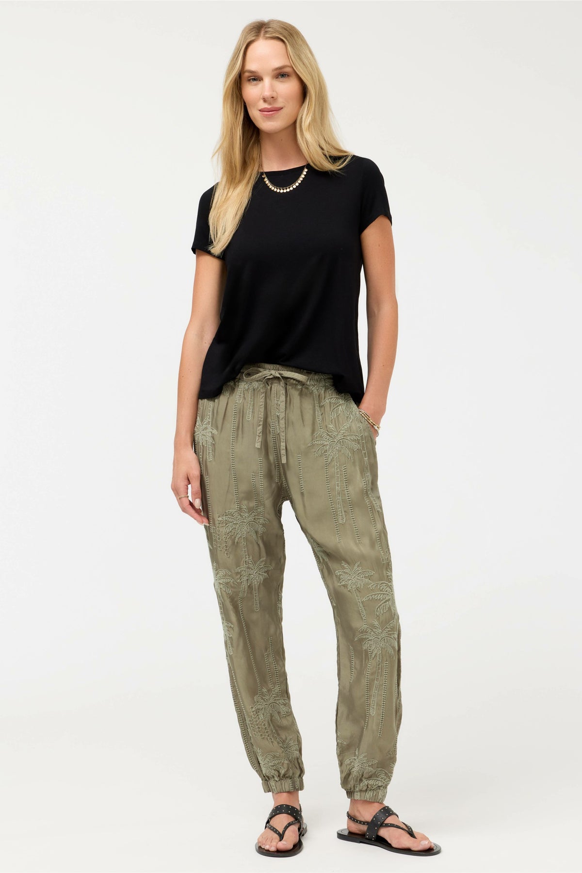 ESTHER TONAL JOGGER - Johnny Was Featured