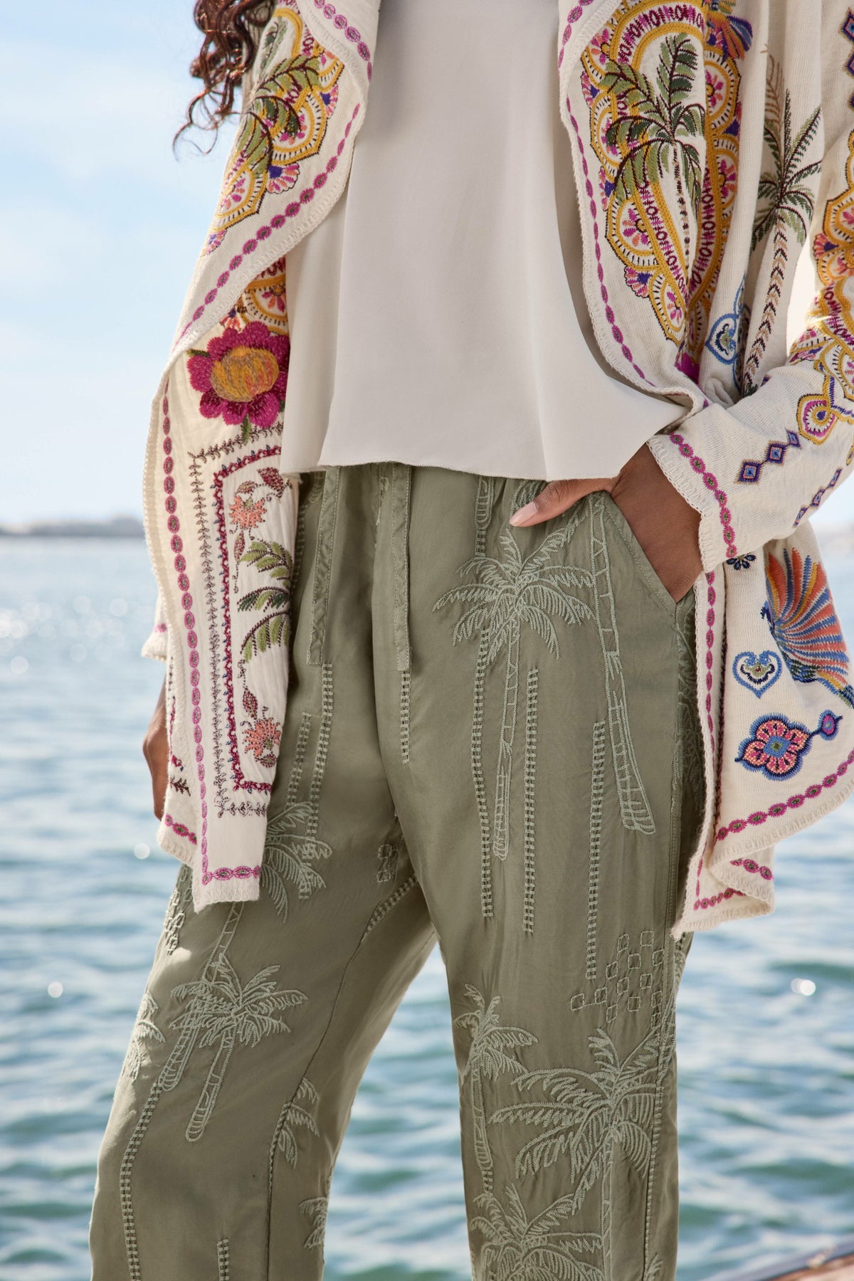 ESTHER TONAL JOGGER - Johnny Was Featured