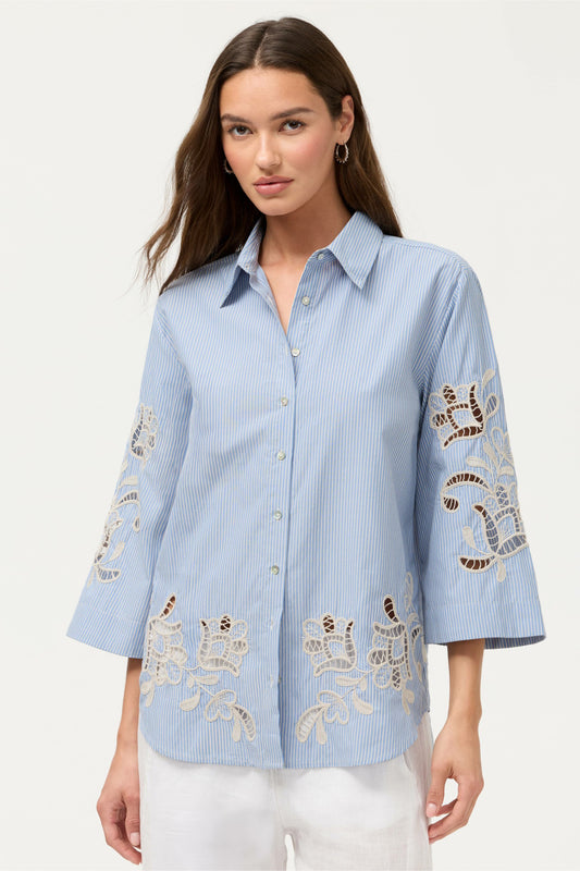 KIMONO SLEEVE SHIRT - Johnny Was Signature