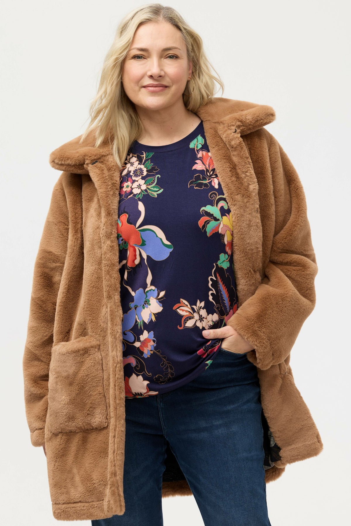 THE JANIE FAVORITE PUFF SLEEVE MOCK NECK - Johnny Was Exclusive