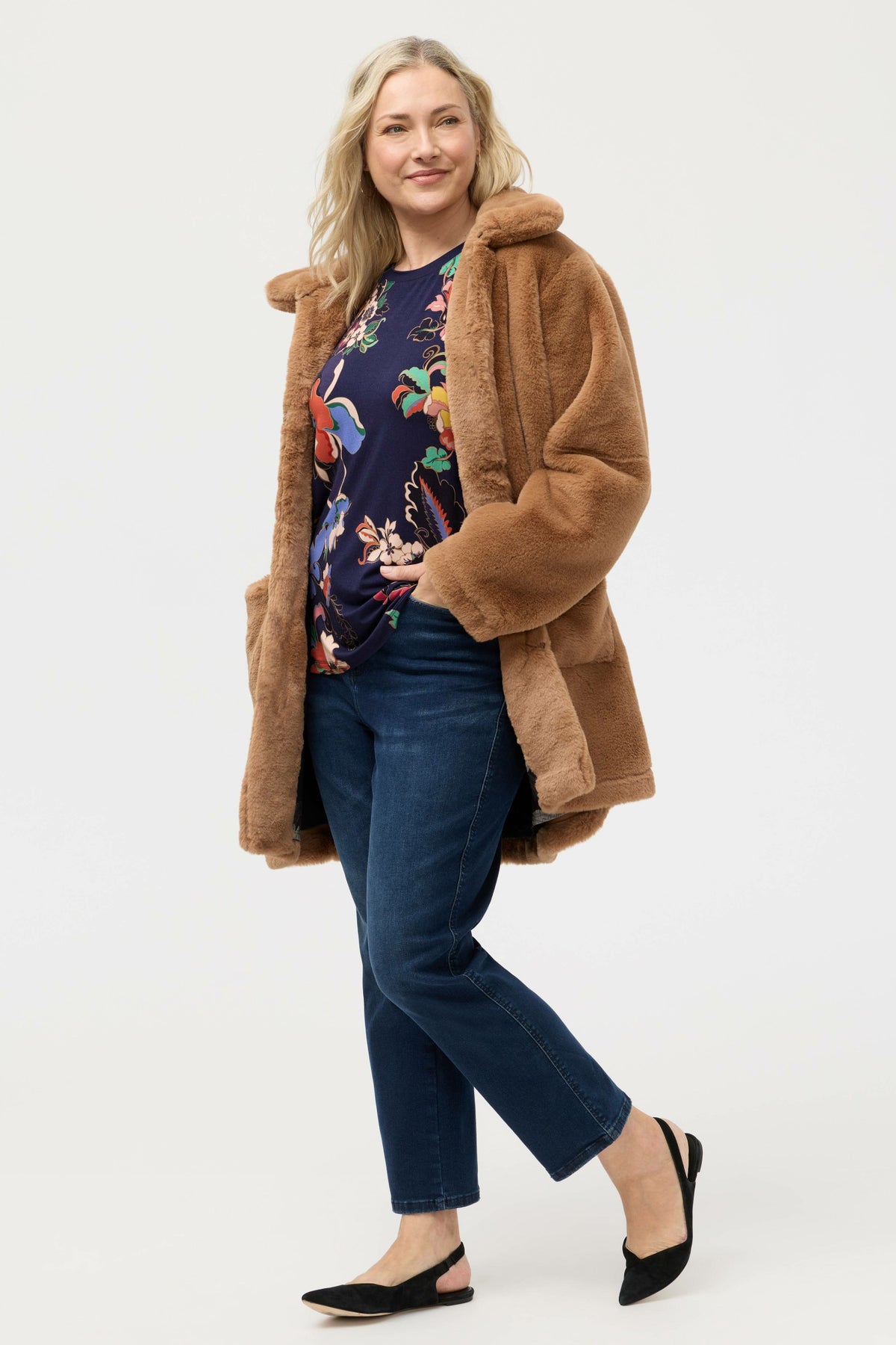 THE JANIE FAVORITE PUFF SLEEVE MOCK NECK - Johnny Was Exclusive