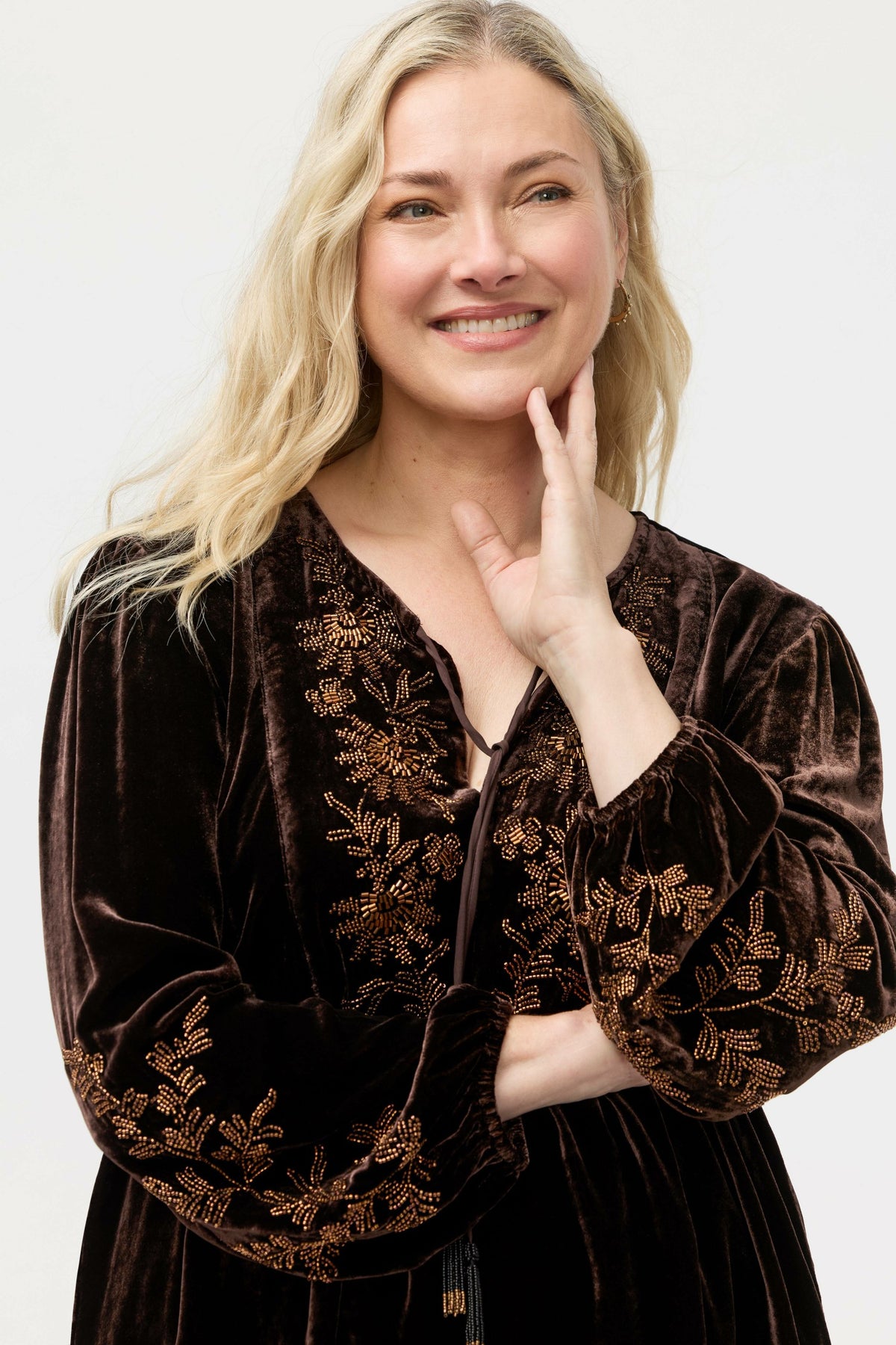 VELVET PRAIRIE BLOUSE - Johnny Was Trending