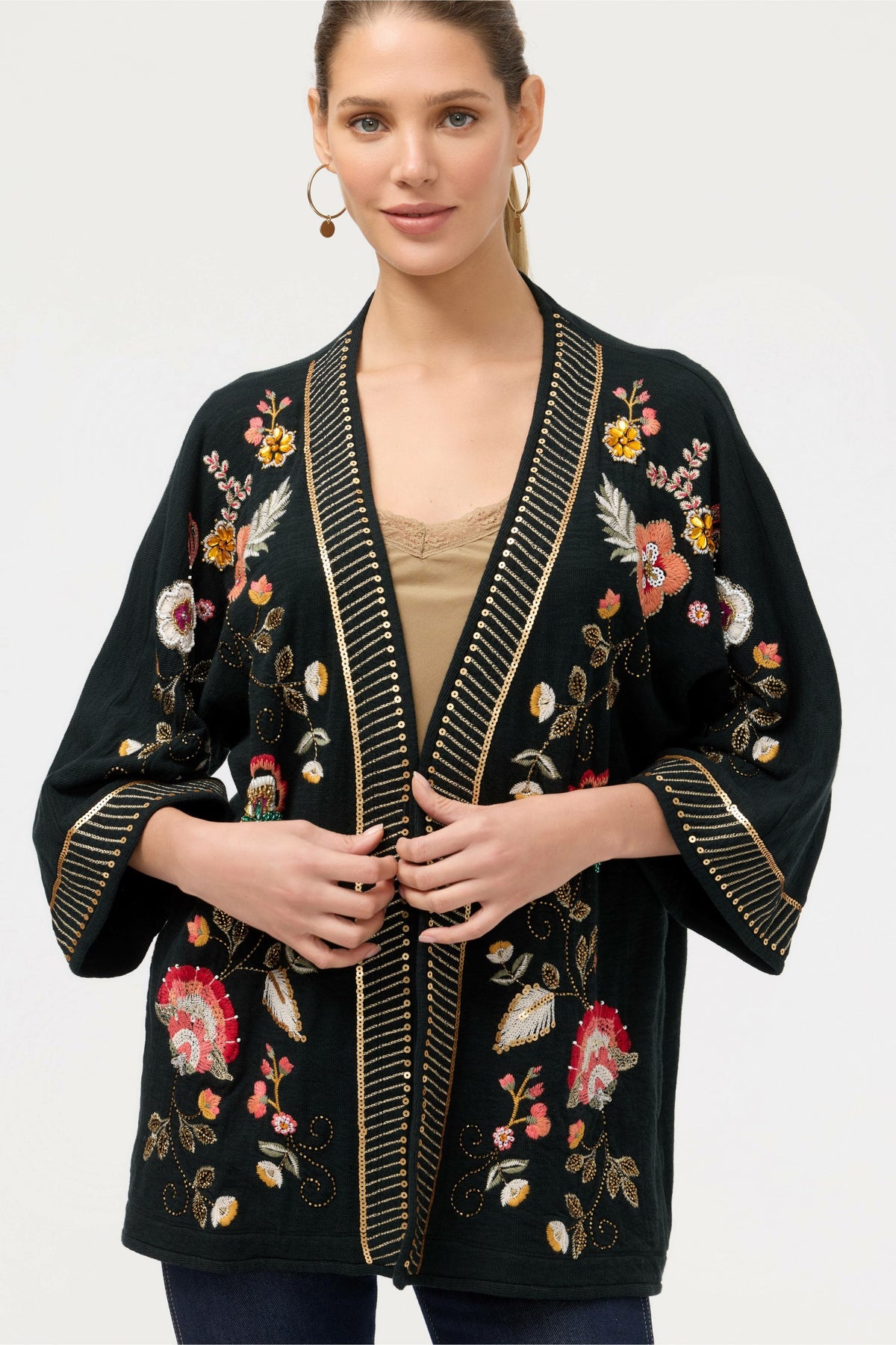 BIYA SHORT KIMONO - Johnny Was Exclusive