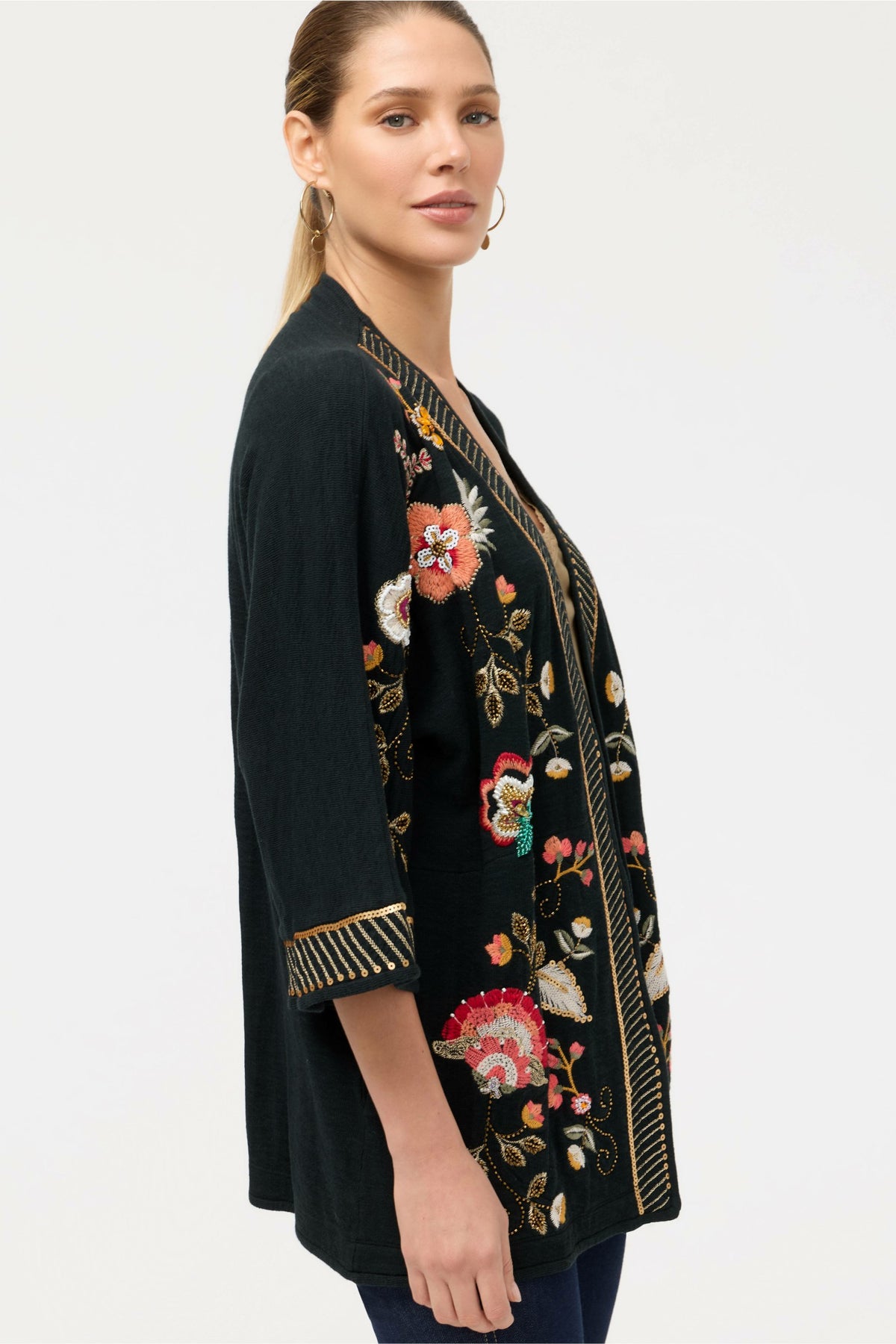 BIYA SHORT KIMONO - Johnny Was Exclusive